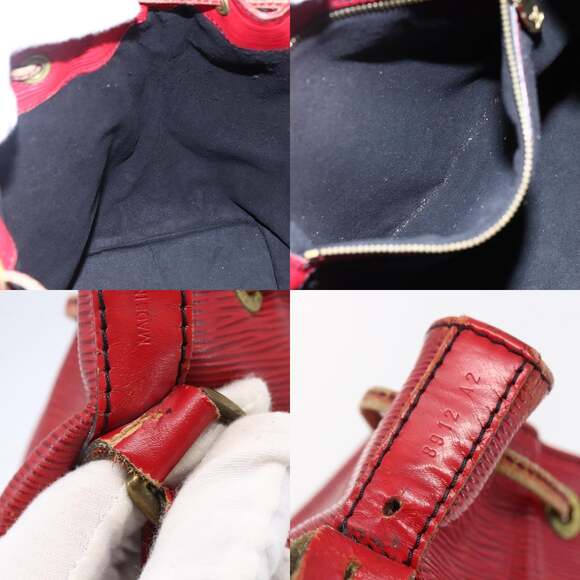 LOUIS VUITTON Epi Petit Noe Shoulder Bag Red M44107 - Picture 12 of 12